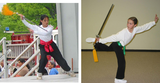 Wudang sword postures